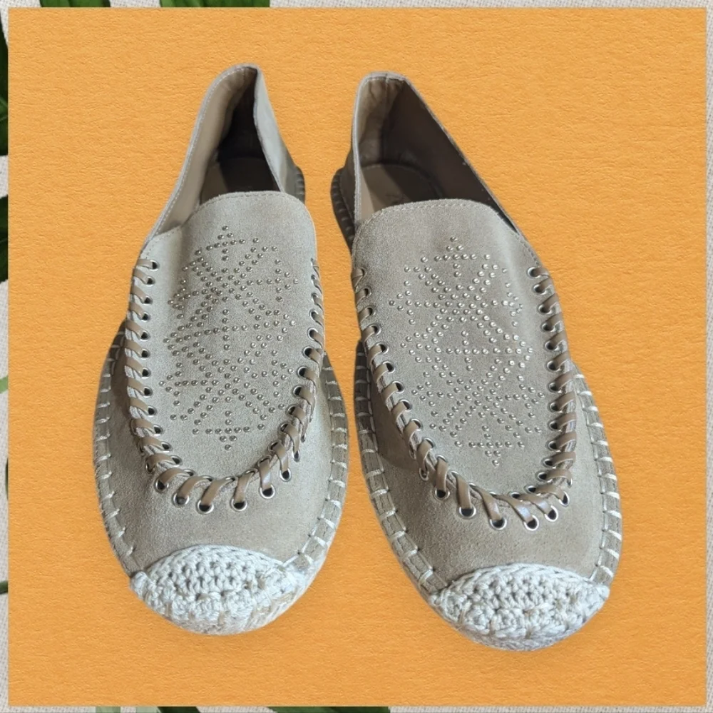 NWOB Zara Faux Suede Espadrilles Size 10 (EU 41)